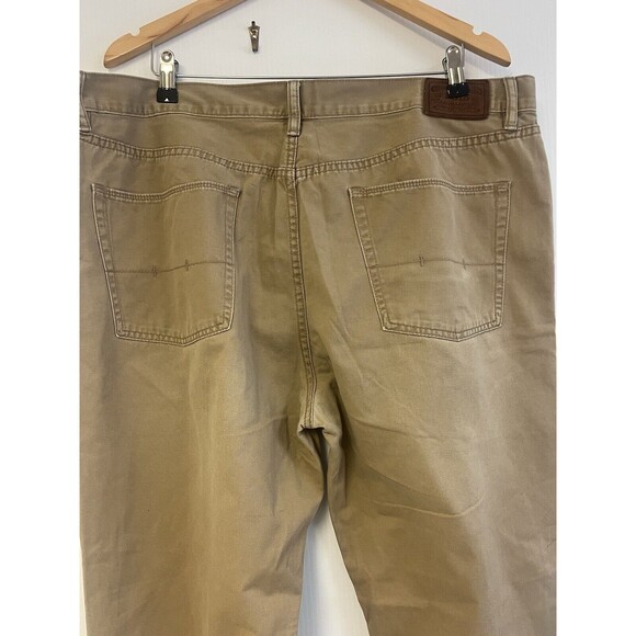 Polo Ralph Lauren Straight Relaxed Fit Pants Mens 40x 30Tan Khaki Mid Rise Chino - Picture 5 of 8
